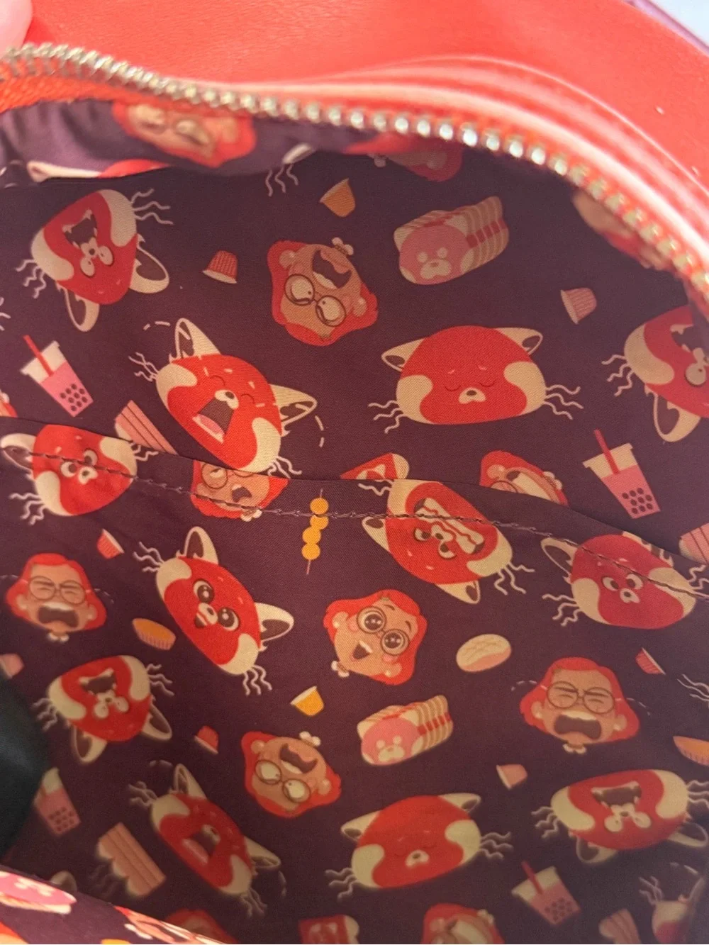 Loungefly Turning Red May Ling Panda mini backpack Pixar